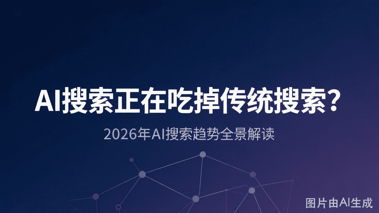 AI搜索正在吃掉传统搜索?2026年AI搜索趋势全景解读