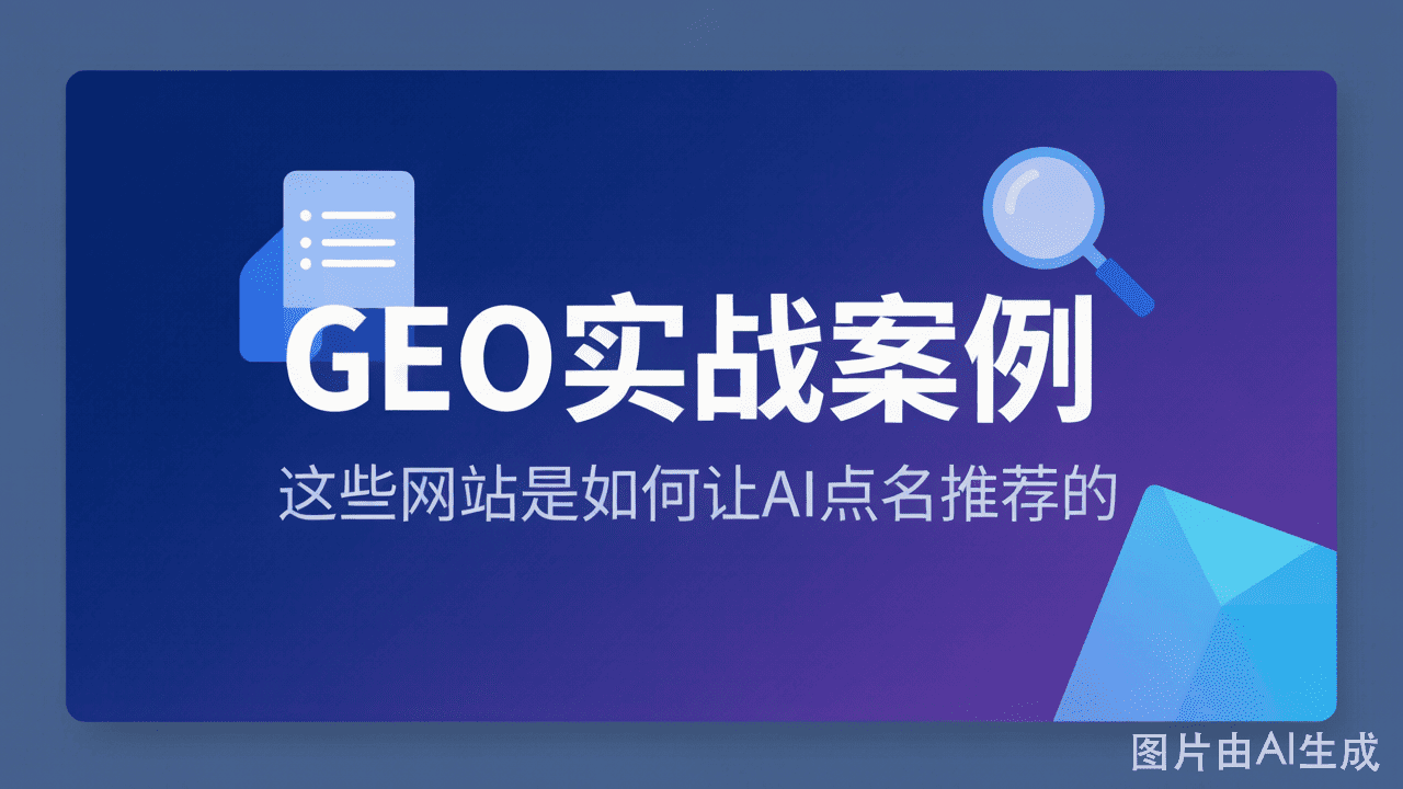 GEO实战案例：这些网站是如何让AI点名推荐的？